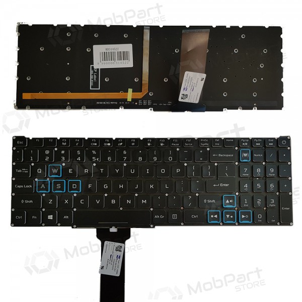 ACER PH315-52, PH317-53, PH317-53-7777 Tastatur (US) (mit Beleuchtung) ACER PH315-52, PH317-53, PH317-53-7777 Tastatur (US) (mit Beleuchtung)