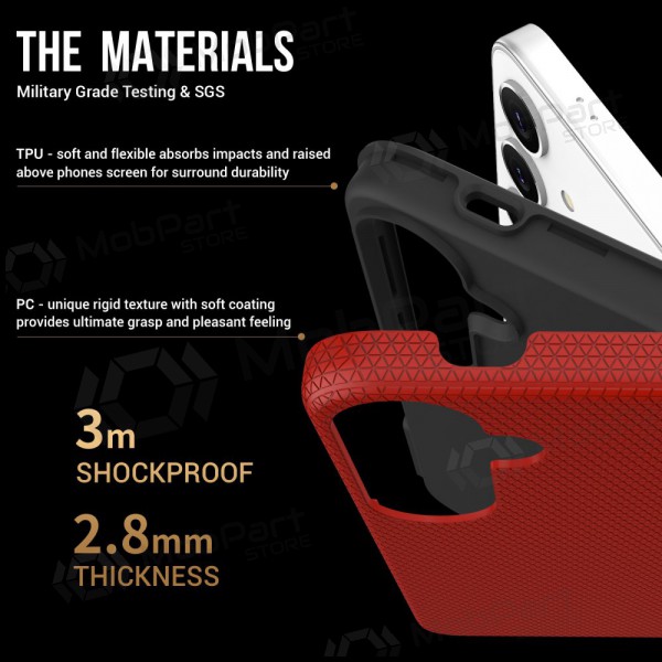 Handyhülle Perfectionists Triangle Case Samsung S721 S24 FE Rot