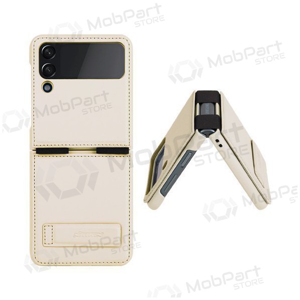 Samsung Galaxy Z Flip4 hülle „Nillkin Leather“ (gold)