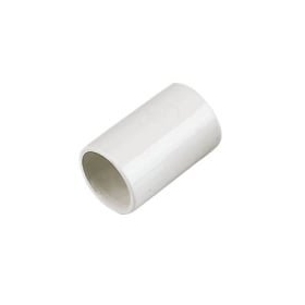 Tiesus sujungimas 16mm vamzdžiams su išplatintu galu, Weiß (100)