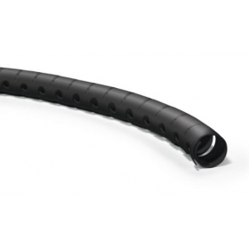 Vamzdis spiralinis kabelių apsaugai su įrankiu kabelių įvedimui D8 Hellermann Tyton HWPP8 (RITĖ 25m , Schwarz)