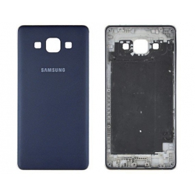 Samsung A500 Galaxy A5 Rückseite Akkudeckel (Blau / Schwarz) (gebraucht grade C, original)
