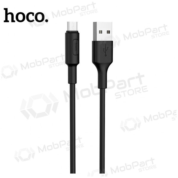 USB Kabel Hoco X25 microUSB 1.0m (Schwarz)