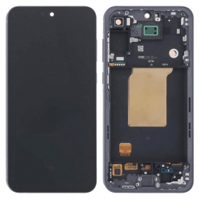 Ekranas Samsung A556 A55 5G su lietimui jautriu stikliuku und rėmeliu Awesome Navy original (service pack)