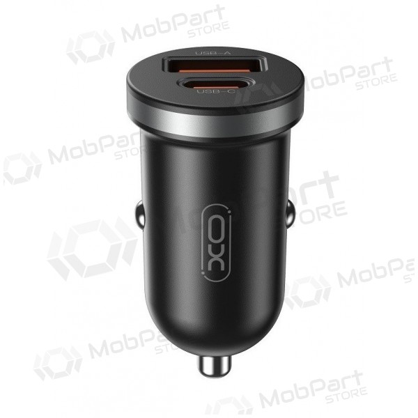 Autoladegerät XO CC56 30 W USB-C + USB-A PD QC schwarz