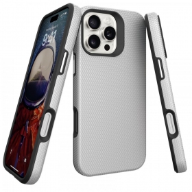 Handyhülle Perfectionists Triangle Mag Case Apple iPhone 14 Pro Max Schwarz