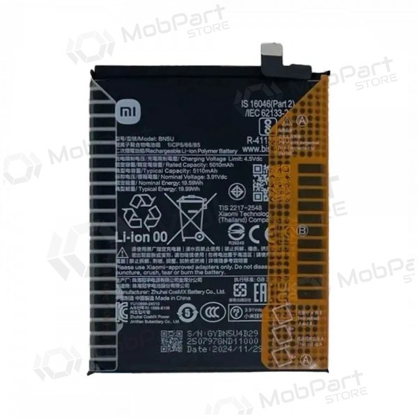 Xiaomi Redmi Note 14 5G, Poco M7 Pro 5G Akku (Original)