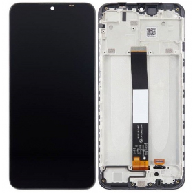 Xiaomi Redmi 9A / 9C / 9AT / 10A Display (Schwarz) (mit Rahmen) (Premium)