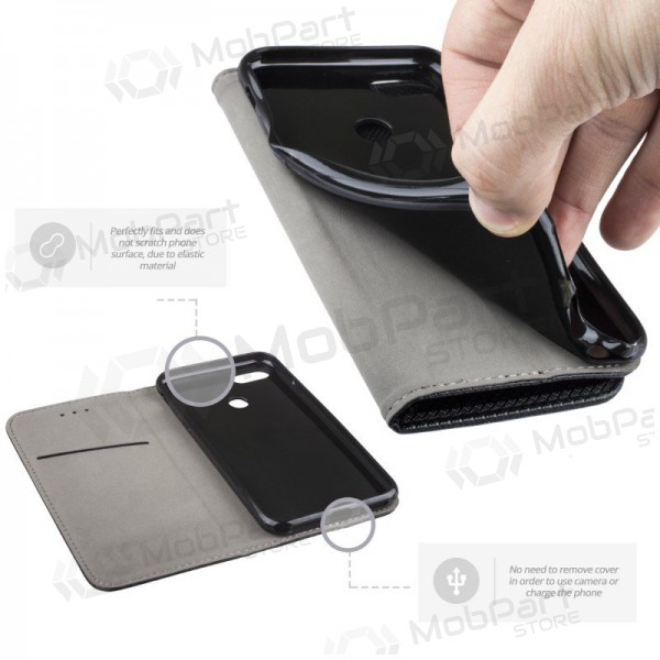 LG Velvet hülle - Smart Magnet (schwarz)