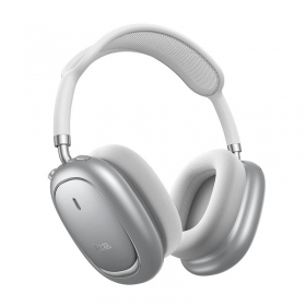 Kabellose Kopfhörer mit Mikrofon Hoco W68 ANC Bluetooth silber