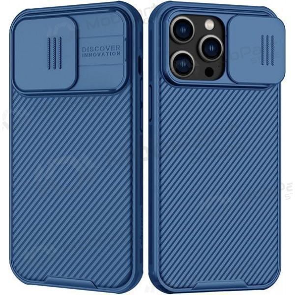 Apple iPhone 15 Plus Handyhülle „Nillkin CamShield Pro“ (Blau)