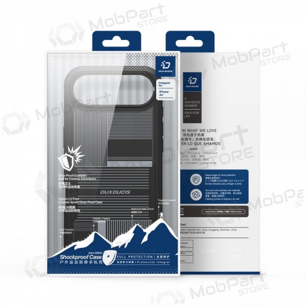 Apple iPhone Air hülle - Dux Ducis Shld schwarz (Umbra Pattern)