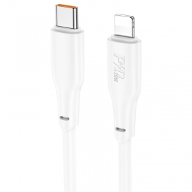 Lightning Kabel Hoco X93 USB-C auf Lightning 2 m PD 20 W weiß