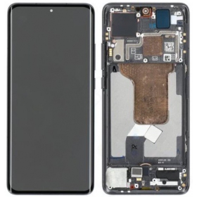 Xiaomi 12 5G / 12X / 12S Display (Schwarz) (mit Rahmen) (original)