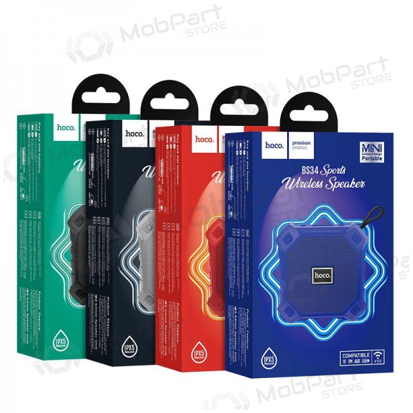 Bluetooth tragbarer Top-Lautsprecher Hoco BS34 (schwarz)