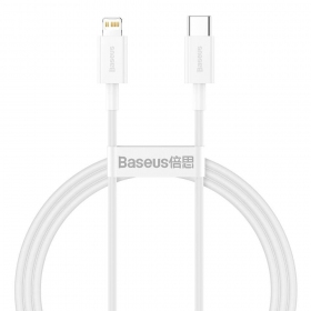 USB Kabel Baseus Superior Type-C - Lightning PD 20W 1.0m (Weiß) CATLYS-A02