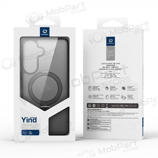 Samsung Galaxy S26+ hülle - Dux Ducis Yind Magnetic Stand (schwarz)