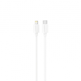 Lightning-Kabel Dudao L4X USB-C auf Lightning 1,2 m 30 W weiß