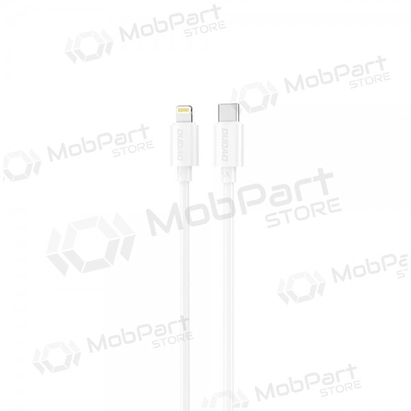 Lightning-Kabel Dudao L4X USB-C auf Lightning 1,2 m 30 W weiß