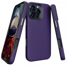 Handyhülle Perfectionists Triangle Mag Case Apple iPhone 12 Pro Max Dunkelblau