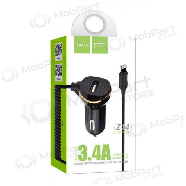 Auto-Ladegerät HOCO Z14 USB + Auto-Ladegerät HOCO Z14 USB +