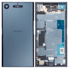 Sony G8341 Xperia XZ1 Rückseite Akkudeckel (Blau) (gebraucht grade C, original)