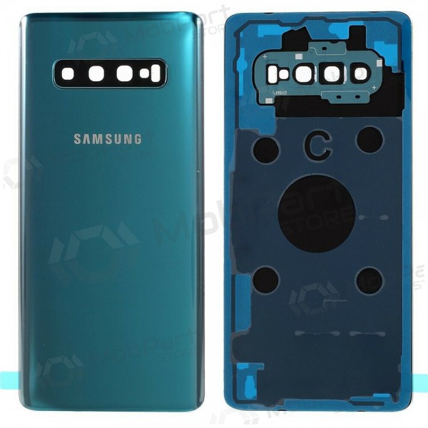 Samsung G975 Galaxy S10 Plus Rückseite Akkudeckel Grün (Prism Green) (gebraucht grade B, original) Samsung G975 Galaxy S10 Plus Rückseite Akkudeckel Grün (Prism Green) (gebraucht grade B, original)