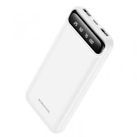 externe Batterie Power Bank Borofone BJ14 Type-C microUSB 2*USB (2A) 10000mAh Weiß