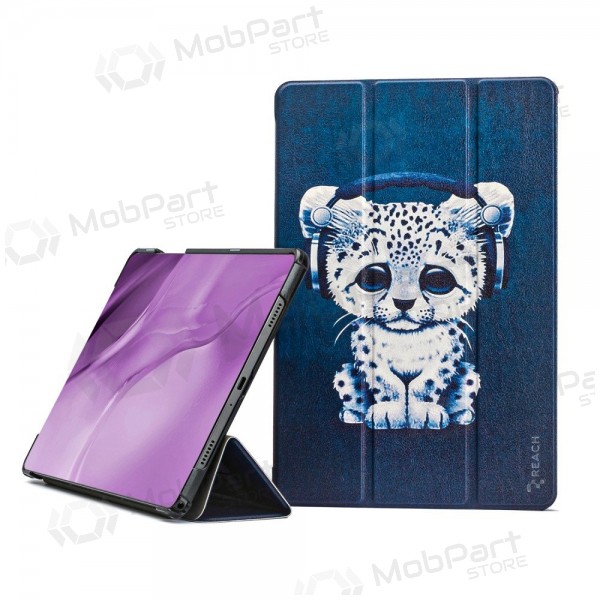 Samsung Galaxy Tab A9+, Tab A11+ hülle - Smart Leather (sad cat)