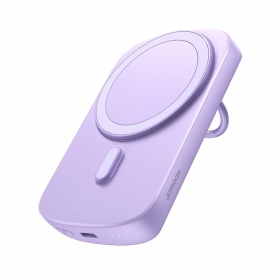 Externe Batterie Power Bank Joyroom JR-W030 20W Magnetic Wireless 6000mAh violetinė
