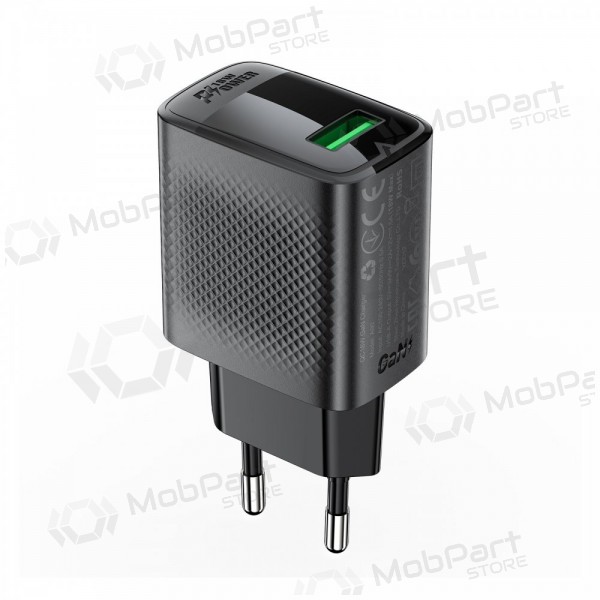Ladegerät Acefast A90 18W USB-A Schwarz