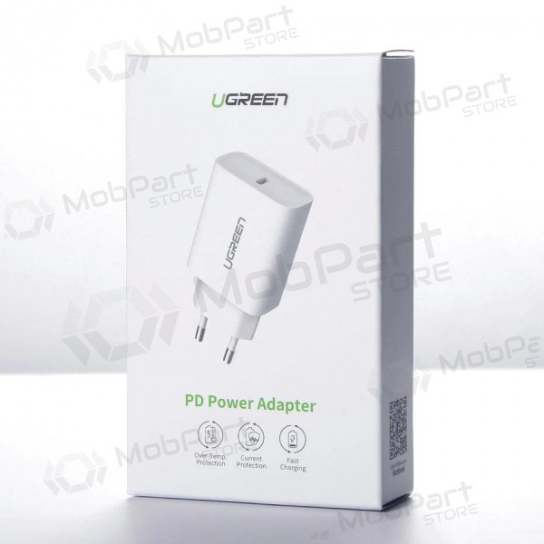 Ladegerät buitinis Ugreen CD137 USB-C 20W 3A Weiß