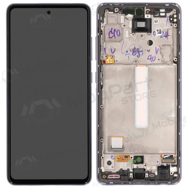 Samsung Galaxy A52 Display (Violett) (mit Rahmen) (original) Samsung Galaxy A52 Display (Violett) (mit Rahmen) (original)