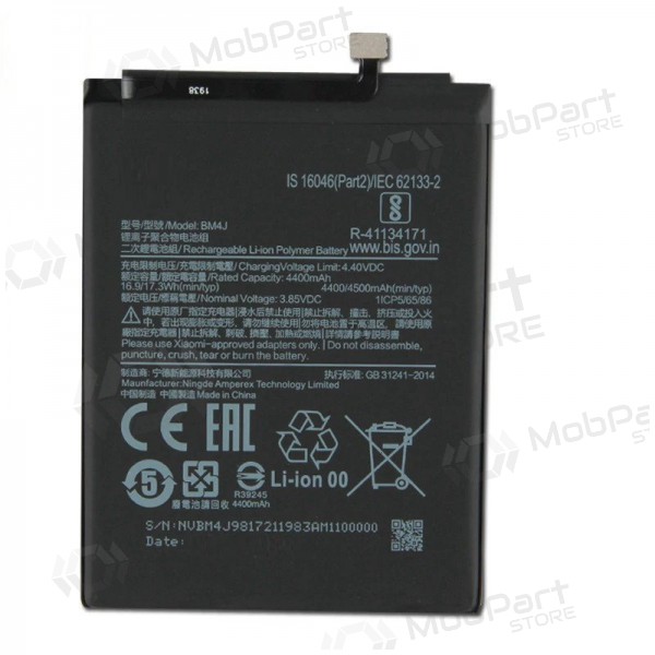 Xiaomi Redmi Note 8 Pro Batterie, akumuliatorius (BM4J) Xiaomi Redmi Note 8 Pro Batterie, akumuliatorius (BM4J)