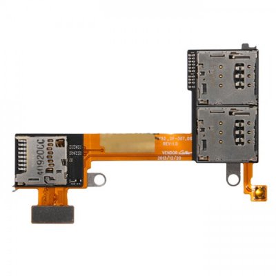 Sony Xperia M2 Dual D2302 / D2303 / D2305 / D2306 SIM und microSD Kartes lizdo anschluss