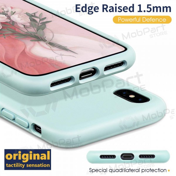 Apple iPhone 13 hülle - Liquid Silicone 1.5mm (Minze)