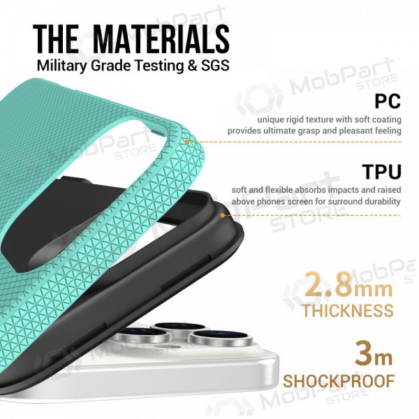 Handyhülle Perfectionists Triangle Mag Case Apple iPhone 16 Pro Max Grün