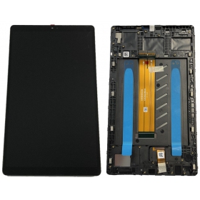 Samsung Galaxy Tab A7 Lite Display (Schwarz) (mit Rahmen) (original)