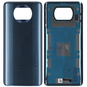 Xiaomi Poco X3 Pro / X3 / X3 NFC Rückseite Akkudeckel (Schwarz) (original) (service pack)