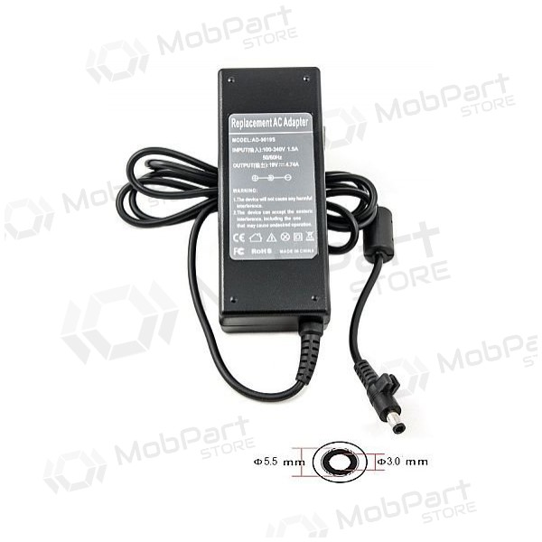 SAMSUNG 90W: 19V, 4.74A Laptop Ladegerät Netzteil SAMSUNG 90W: 19V, 4.74A Laptop Ladegerät Netzteil
