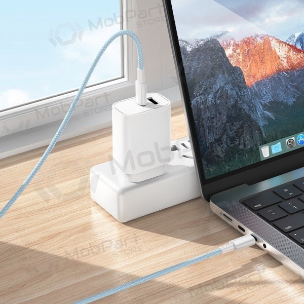 USB-C-kabel Borofone BX117 USB-C auf USB-C 1 m 60 W weiß