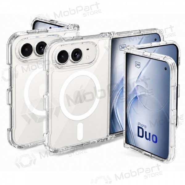 Apple iPhone Duo Hülle - 3mk Armor MagCase (transparent)