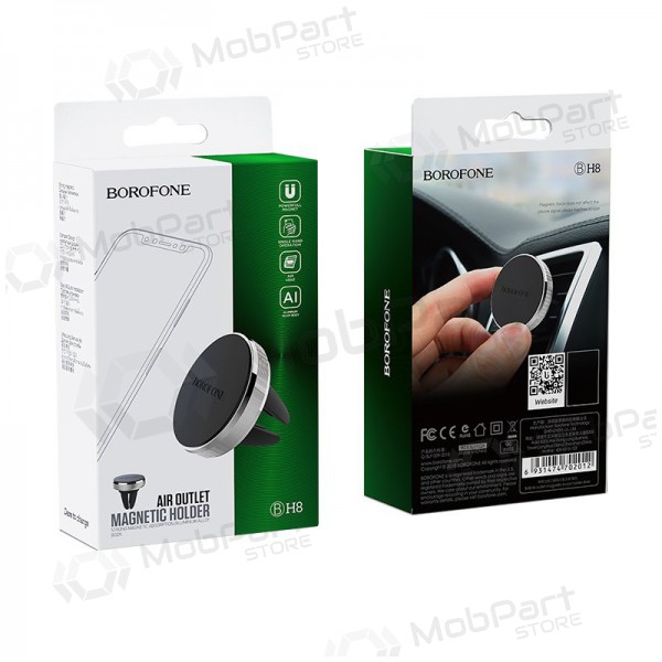 Automobilinis Universal telefono laikiklis Borofone BH8, mounted on the dashboard, magnetic, Schwarz Automobilinis Universal telefono laikiklis Borofone BH8, mounted on the dashboard, magnetic, Schwarz