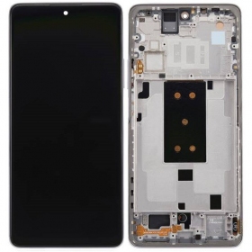 Xiaomi 11T 5G display (weiß) (mit Rahmen) (original)