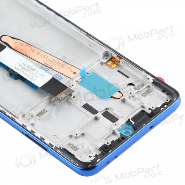 Xiaomi Poco X3 / X3 NFC Display (Blau) (mit Rahmen) (service pack) (original)