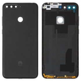 Huawei Y6 Prime 2018 Rückseite Akkudeckel (Schwarz) (gebraucht grade A, original)
