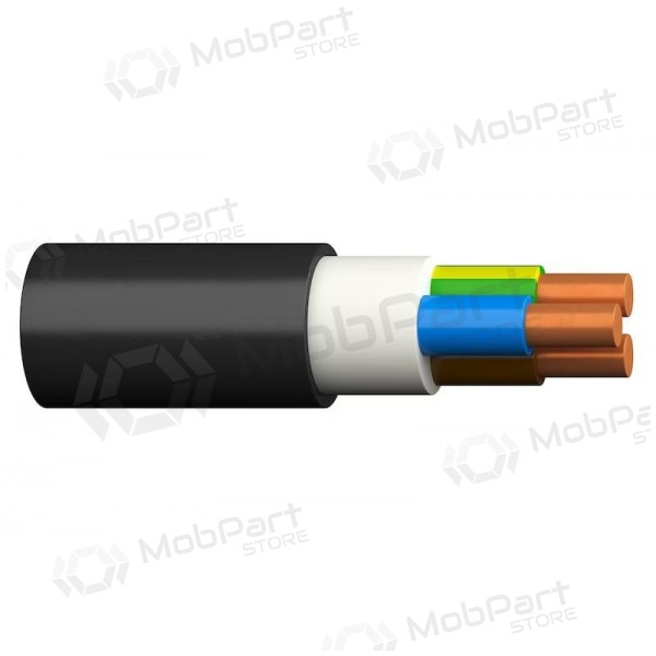 Leistungskabel Prysmian Group XPK-HF C Pro 3x2.5 mm² Kupfer XLPE LSZH CPR Cca-s1,d1,a1 0.6/1 kV Massivleiter