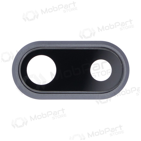 Apple iPhone 8 Plus Kameraglas (Schwarz) (mit Rahmen)