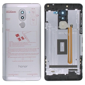 Huawei Honor 6X Rückseite Akkudeckel (Grau) (gebraucht grade C, original)