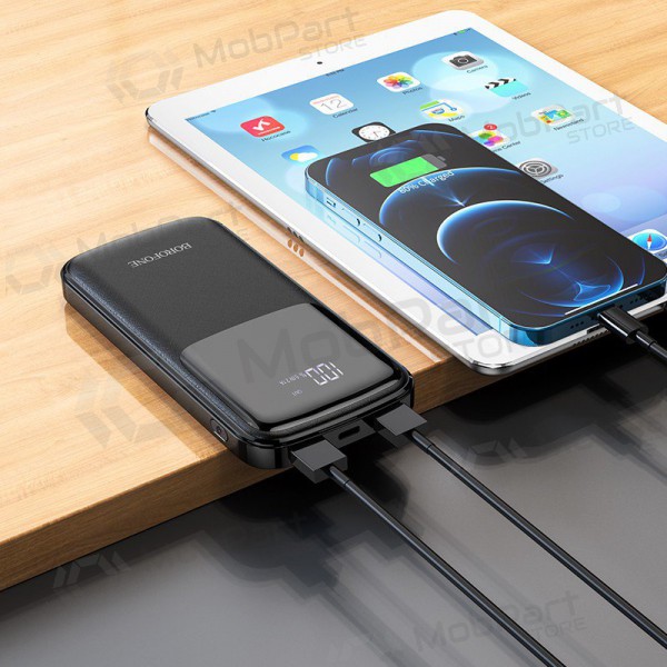 externe Batterie Power Bank Borofone BJ17 2xUSB 10000mAh Schwarz